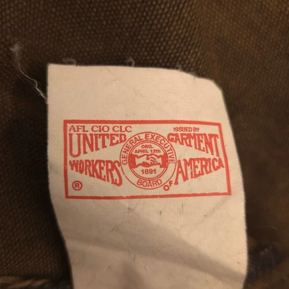 VTG 90s Carhartt WU142 Five-Pocket Pants Mens‎ Brown 44x34 USA MADE UNION